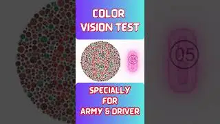 Color Vision test for Army and Drivers