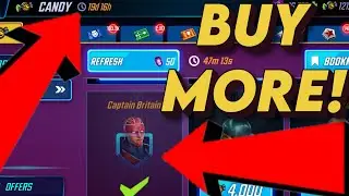 CANDY STORE EXTENDED! MORE Captain Britain & RED GEAR! MARVEL Strike Force