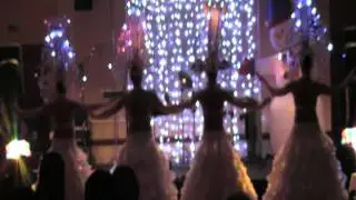 ЖАРА!!! танец со светящимися коронами!!!! "Зимняя сказка"