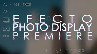 Efecto Photo Display en PREMIERE | PRESET GRATIS
