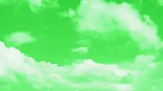 Best Cloud Green Screen Video Background | Realistic Free Moving Clouds Animation