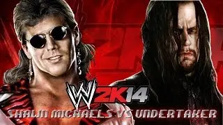 WWE2K14 - Shawn Michaels vs Undertaker (Match Gameplay)