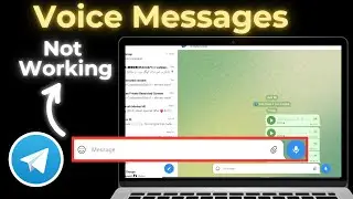 Telegram Desktop Voice Message not Working