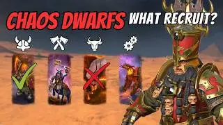 Chaos Dwarfs Units Guide, What You NEED to Recruit & What NOT | Total War Warhammer 3
