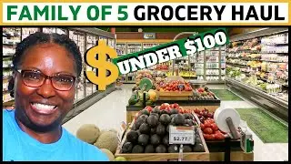 Family of 5 Grocery Haul | $100 Grocery Budget | Kroger & Aldi
