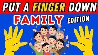 Put A Finger Down If Family Edition👩‍❤️‍👨💝 | Put A Finger Down If Quiz TikTok 