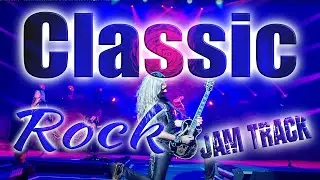 classic rock guitar backing track - jam in the key of D