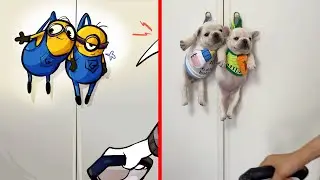 I Turned Puppies Into Despicable Me 4 Minions art by me  Amusing Cats and Dogs