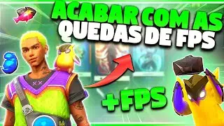 COMO ACABAR COM AS QUEDAS DE FPS NO VALORANT!  ( Como Reduzir as Quedas de FPS do Valorant )