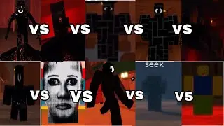 [ROBLOX]Doors Seek chase (max graphics)vs 11 fanmade Seek chase 🙏