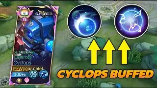 NEW CYCLOPS BUFFED IS HERE !! TOP GLOBAL NEW CYCLOPS BEST BUILD AND NEW REVAMPED EMBLEM SET 2024 !!