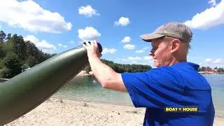 Как не утонуть при пробоине катамарана | How not to drown when a catamaran breaks through BOATHOUSE