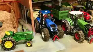 FARM DIORAMA with TRACTORS and MACHINES on the Corleone Farm | rc farming