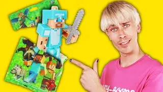 OTWIERAM SASZETKI MINECRAFT z BIEDRONKI