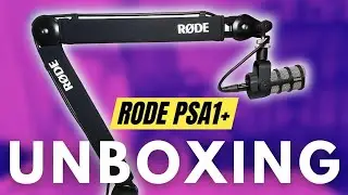RODE PSA1+ Boom Arm Unboxing & Quick Review