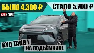 Price increased in one day. BYD TANG L on a lift. Technical review.