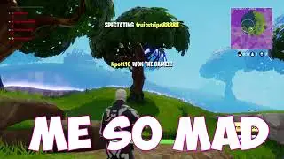 Kid Breaks His Controller After This Happens in Fortnite Battle Royale...