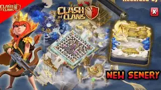 TH 16 New Heavenly Palace Scenery ( Clash Of Clans ) | Chinese server