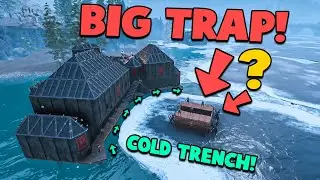 Big Trap! | Inaccessible Base Thanks to Cold Trench! | CONAN EXILES