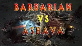 Diablo 4| Barbarian Trying to solo Ashava World Boss