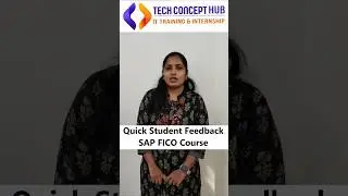 Student Review: SAP FICO Course at Tech Concept Hub| Best SAP FICO course in Pune