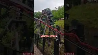 Nemesis Reborn POV||Alton Towers Resort||Upside Down Rollercoaster POV||NEMESIS#Shorts#NemesisPov