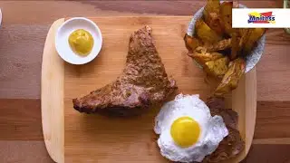 Recetas de la abuela -  Colita al horno con papas y huevo frito - HORNO ELECTRICO LILIANA