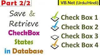 2/2 - Save & Retrieve CheckBox States In Database - VB.Net