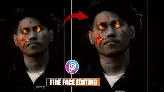 Cara Editz Photo Fire Face Photo Editing Di PicsArt App || Fire Effeck | PicsArt Editing Tutorial