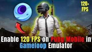 How to Enable 120 FPS on PUBG Mobile in GAMELOOP EMULATOR (2024)
