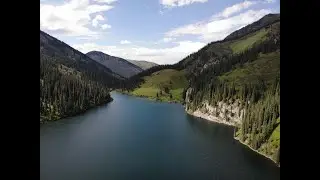 Хайкинг на второй Кольсай и Кайынды, со съёмкой с дрона