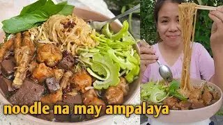 Thai noodle at ampalayang hilaw