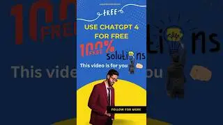 Chatgpt 4 free of cost with this trick 🤩 #shorts #chatgpt