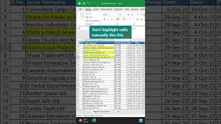 Repeat Last Action in Excel through F4 #excel #excelsolutions #mexcel