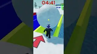 rex plays snow ball race 