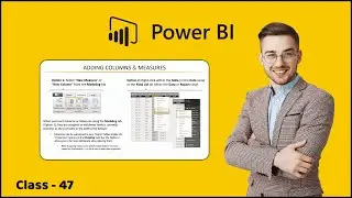 5.5 Adding Columns & DAX Measures in Power BI Desktop | Analyzing Data with DAX| Learn Power BI 2022