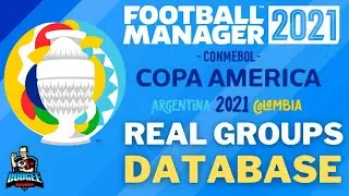 FM21 - Copa America 2021 Database - REAL Groups, Rules and Venues - Football Manager 2021