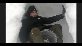 Дом из снега