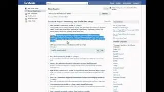 Facebook Profile to Business Page .avi