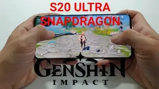 Samsung S20 Ultra 5G Snapdragon 865 Genshin Impact 60fps Test