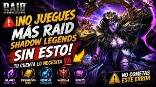 ➡️🔥DON'T CONTINUE PLAYING WITHOUT SEEING THIS 💥 Raid Shadow Legends 💥 Beginner's Guide 2024