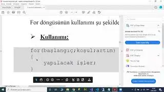 10 Programlamanın Temelleri c# dersleri for döngüsü