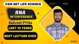RNA interference CSIR NET Life Science Last 13 Year PYQs | CSIR NET LIFE SCIENCE 2024