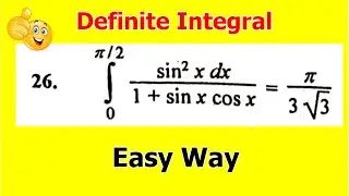 28.Definite integral | Calculus | Problem #26 | Exercise 5.2 Bsc math Calculus SMYousuf