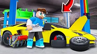 I Fixed BROKEN SUPERCARS In Roblox Car Repair Simulator!
