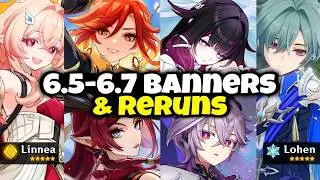 NEW UPDATE! COMPLETE BANNER ROADMAP FOR 6.5 TO 6.7 WITH ALL LOGICAL RERUNS - Genshin Impact