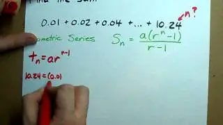 Geometric Series (How to Find the Sum of a Sequence)