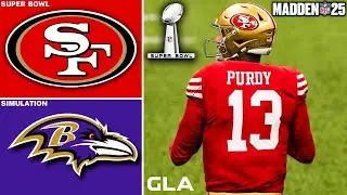 49ers vs. Ravens | Super Bowl Simulation | Madden 25 Gameplay