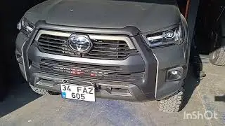 Установка лебедки на Toyota Hilux, Ford F150