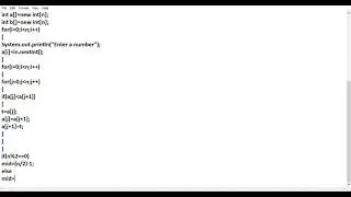 WAP to input n numbers in SDA and print in descending order either way?